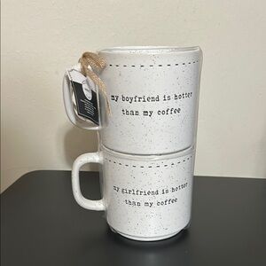 NWT Market Finds My boyfriend/My girlfriend is hotter than my coffee mugs